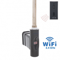 Topná tyč Home Plus WiFi, O-profil antracit lesklý světlý grafit
