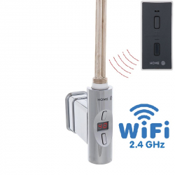 Topná tyč Home Plus WiFi, O-profil lesklý chrom