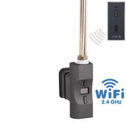 Topná tyč Home Plus WiFi, D-profil antracit matný grafit