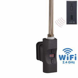 Topná tyč Home Plus WiFi, D-profil tmavý matný grafit