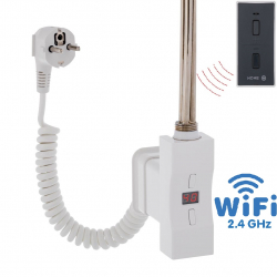 Topná tyč Home Plus WiFi, obdélníkový profil bílá