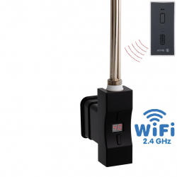 Topná tyč Home Plus WiFi, obdélníkový profil černá