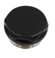 Záslepka 1/2" pro designová otopná tělesa černá