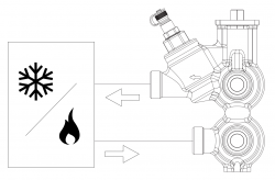 Tlakově nezávislé 6-cestné regulační kulové kohouty COMBIFLOW