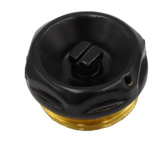 Odvzdušňovací ventil pro designová otopná tělesa 1/2" černý